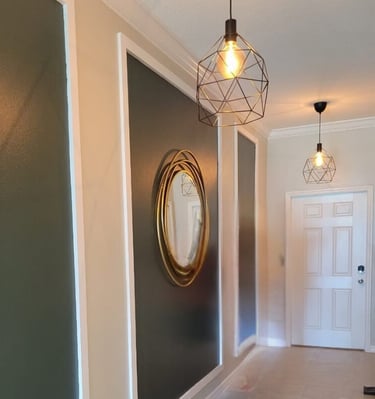 foyer accent wall idea