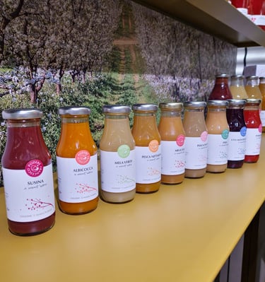 Succhi di frutta gourmet alta qualità senza zuccheri Podere Francesco