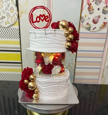 close-up of handcrafted resin coasters made at Aliza Cook Studio