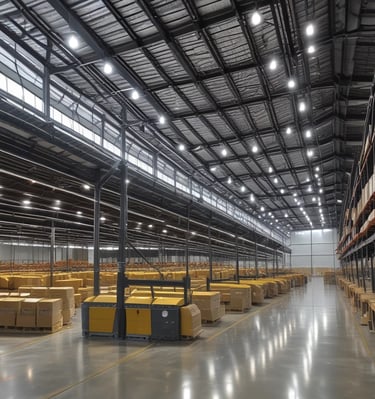 Close-up of energy-efficient LED bulbs showcasing their design.