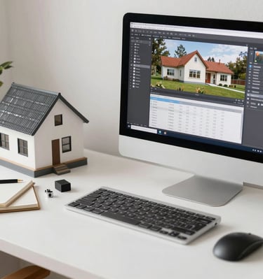 High-resolution image of sleek, modern carpentry tools arranged on a dark charcoal surface with golden accents.