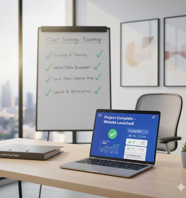 a laptop computer sitting on a desk with a laptop and a laptop form shobhit goyal