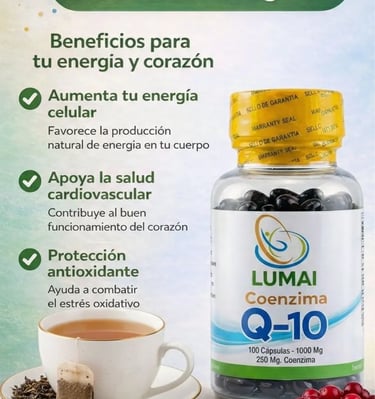 Beneficios de la Coenzima Q-10 de LUMAI