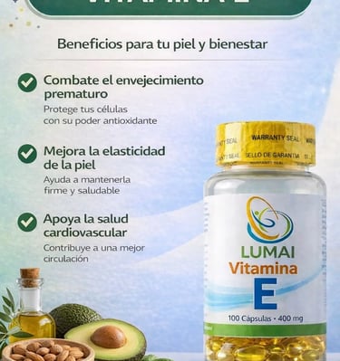 Los Beneficios de la Vitamina E de LUMAI
