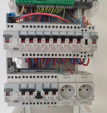 exemple de chantier tableau électrique