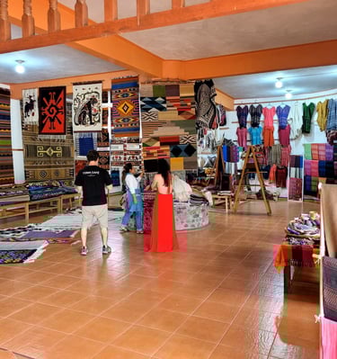 Taller textil de Teotitlán del valle