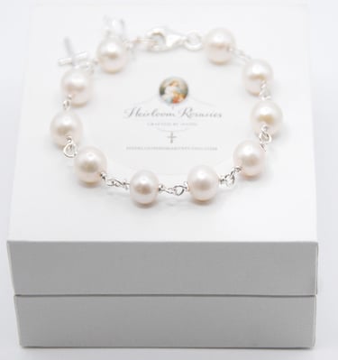 rosary jewellery for first holy communion Ireland