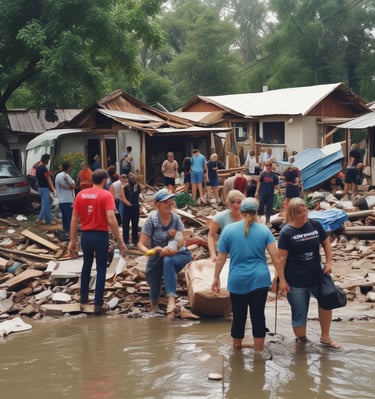 Empowered women standing together, proudly showcasing skills learned through foundation programs.