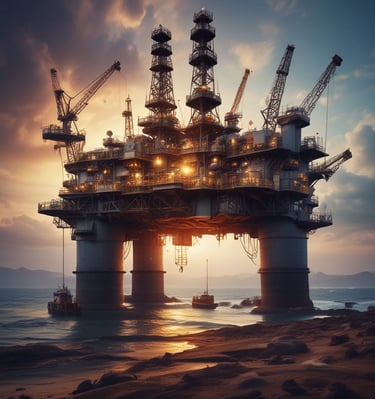 Architectural model of a contemporary building surrounded by sketches.