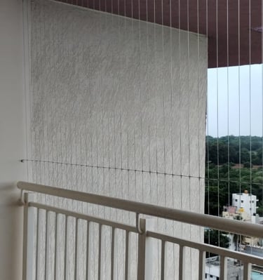 Invisible grills For Balcony In Besant nagar Chennai