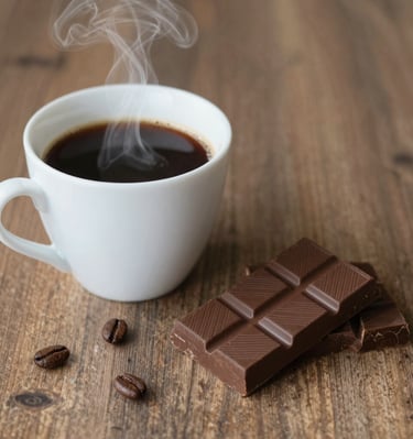 Close-up of a barista creating latte art on a cup of special coffee.