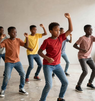 Guests mingling and sharing smiles at a community fundraiser.