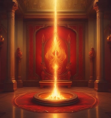 Soft glowing orb surrounded by delicate mist symbolizing air element.