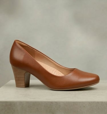 Zapato ejecutivo para dama color café 