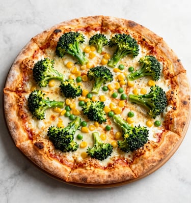 Close-up of a freshly baked peperone pizza with melted cheese and spicy pepperoni slices.