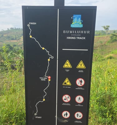 hiking track kota baru parahyangan 