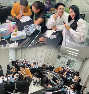 Saranya Sriudom tijdens PMU praktijktraining