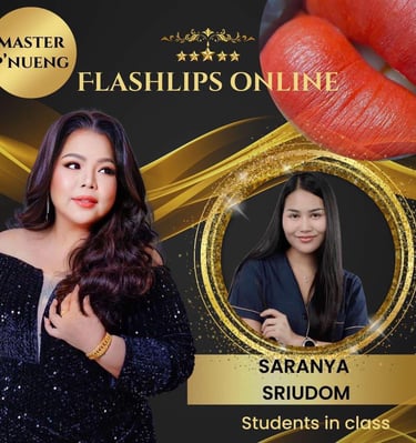 Saranya Sriudom tijdens Flashlips Online masterclass