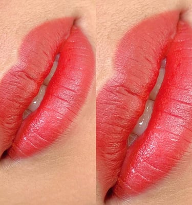 Full Lips permanente make-up resultaat in de regio Alphen aan den Rijn.