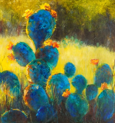 texas artist Diane Parker hill country art