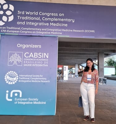 "Clara Coelho no Congresso Europeu de Medicina Integrativa. Autoridade técnica e ciência no Recanto 
