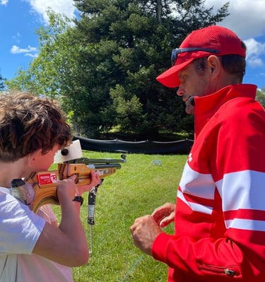 biathlon en famille activité vercors