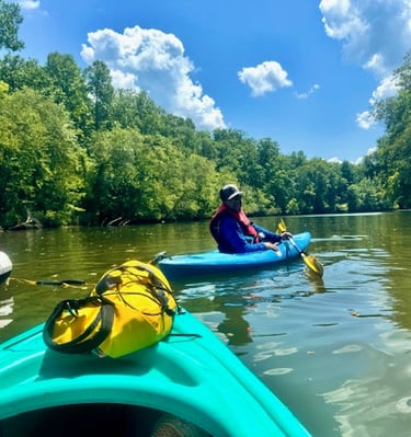 Kayaking on the Chestatee River