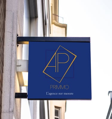 Enseigne d'une agence immobilière