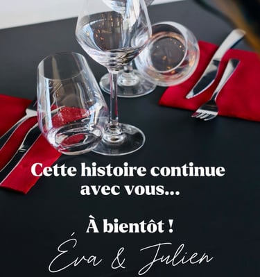 Publication réalisée à l'occasion des 1 an d'un restaurant à Pornichet