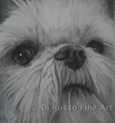 "Ellie Liberti"  Pencil on Canvas 8"x10"
