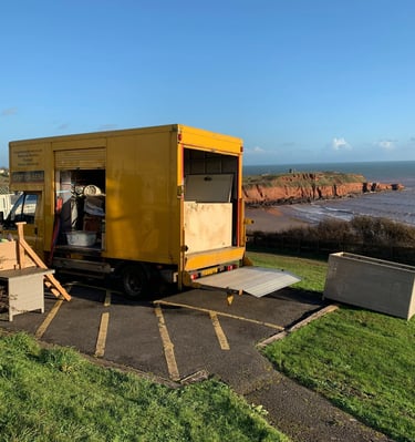 Man and van hired by customer in Budleigh Salterton