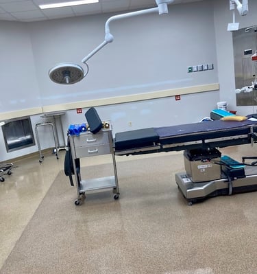 CLEAN AND REFLECTIVE OPERATING ROOM FLOOR PRECISION CLEANING SERVICES