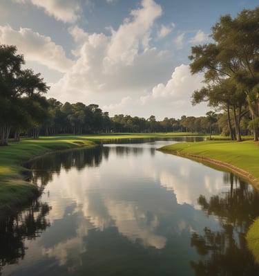 A lush park in Estero with families enjoying the outdoors.