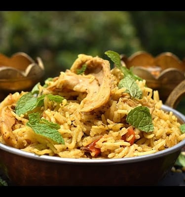 Oyster Mushroom Biryani