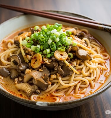 Oyster Mushroom Dan Dan Noodles
