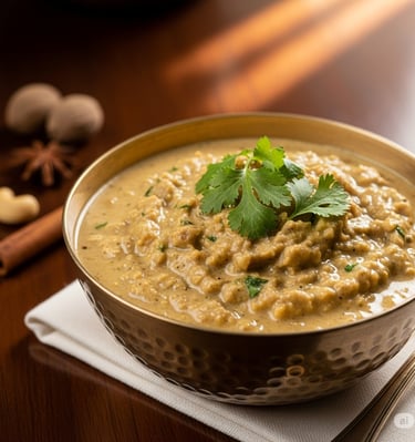 Oyster Mushroom Korma Sauce (Mughlai style)