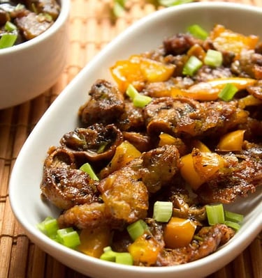 Oyster Mushroom Manchurian (Dry or Gravy)