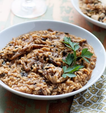 Oyster Mushroom Risotto