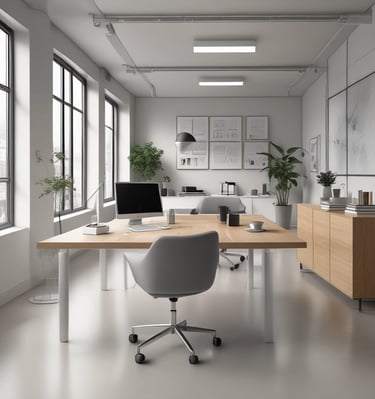 A person is seen sweeping a tiled stairway that runs alongside a stone wall in an urban area. The street is bordered by residential buildings with balconies. Another person in the background appears to be engaged in a similar cleaning activity, and a third person is walking down the steps.