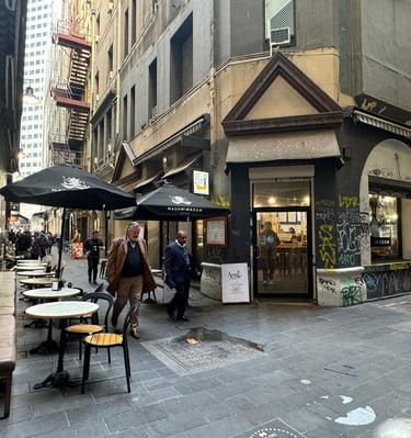 Cafe AZU Melbourne café