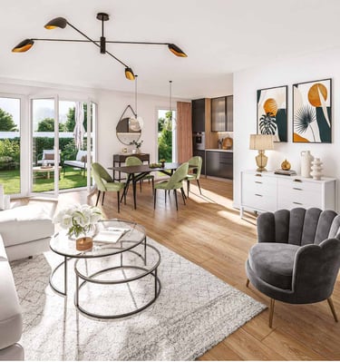 Intérieur appartement clos yvette