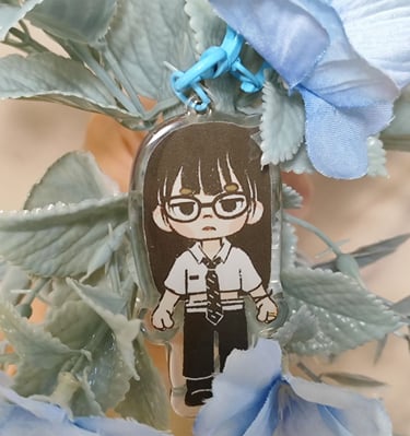 7cm acrylic keychain - wish you hell wendy