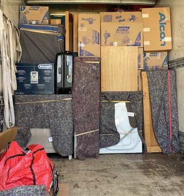Chargement sécurisé de meubles fragiles