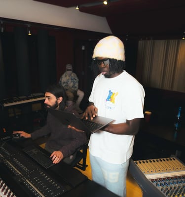 Selecting beats with Bernie V of 4MF