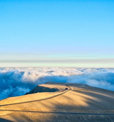 photo aérienne montagne