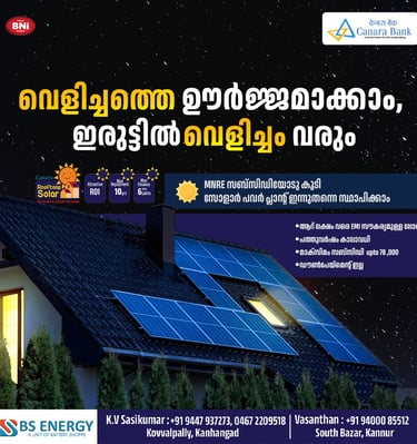 Best Digital Marketing Agency in kasaragod offers creative poster for BS energy