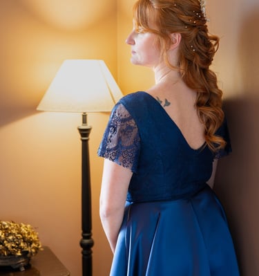 Robe de soirée Blue Moon