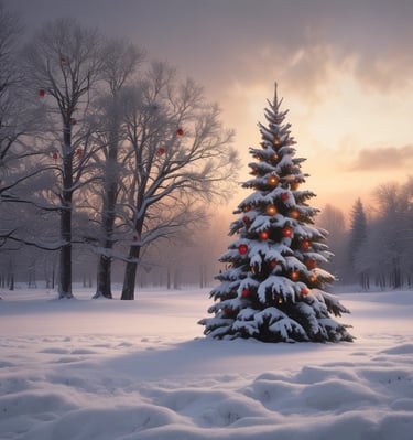 Un Noël enchanteur dans une maison décorée avec soin