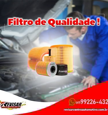 Revisar Centro Automotivo Filtro automotivo