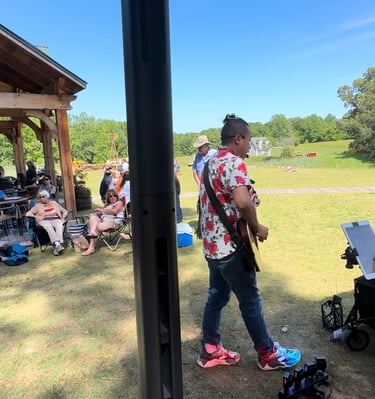 Eyen Georgia vineyard concert